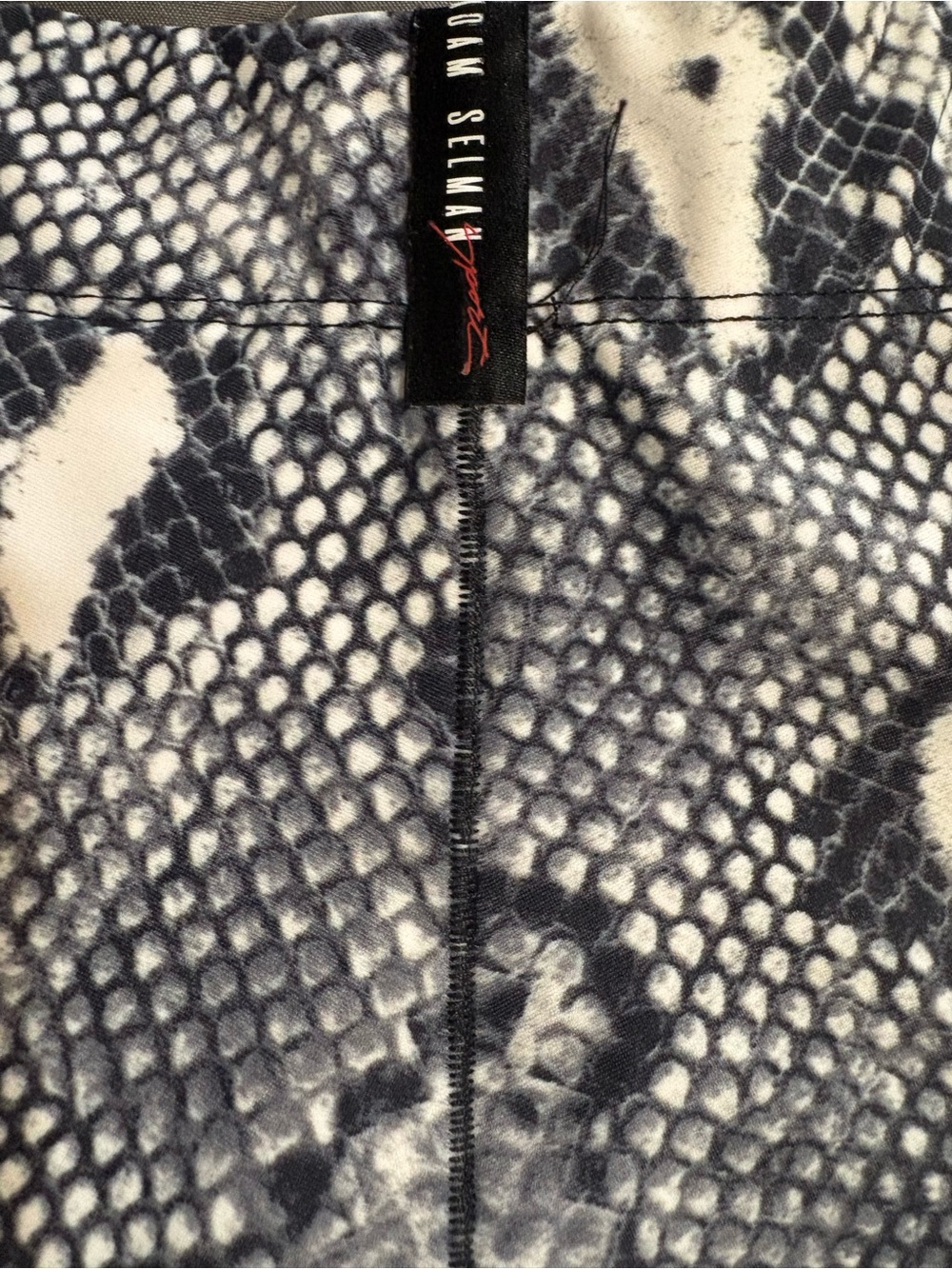 Adam Selman Sport Cropped Snake Print Top & Legging athletic Set Sz Small - Picture 6 of 8